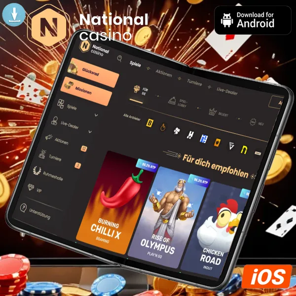 Mobile App National Casino