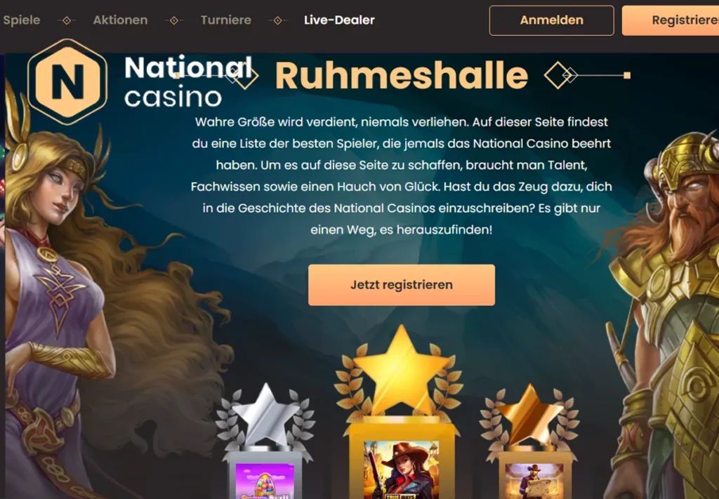 National Casino login Portal